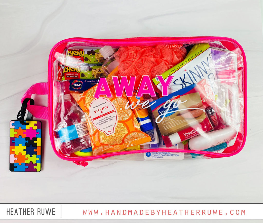 Summer Travel Kit Gift Idea + Video - Handmade by Heather Ruwe